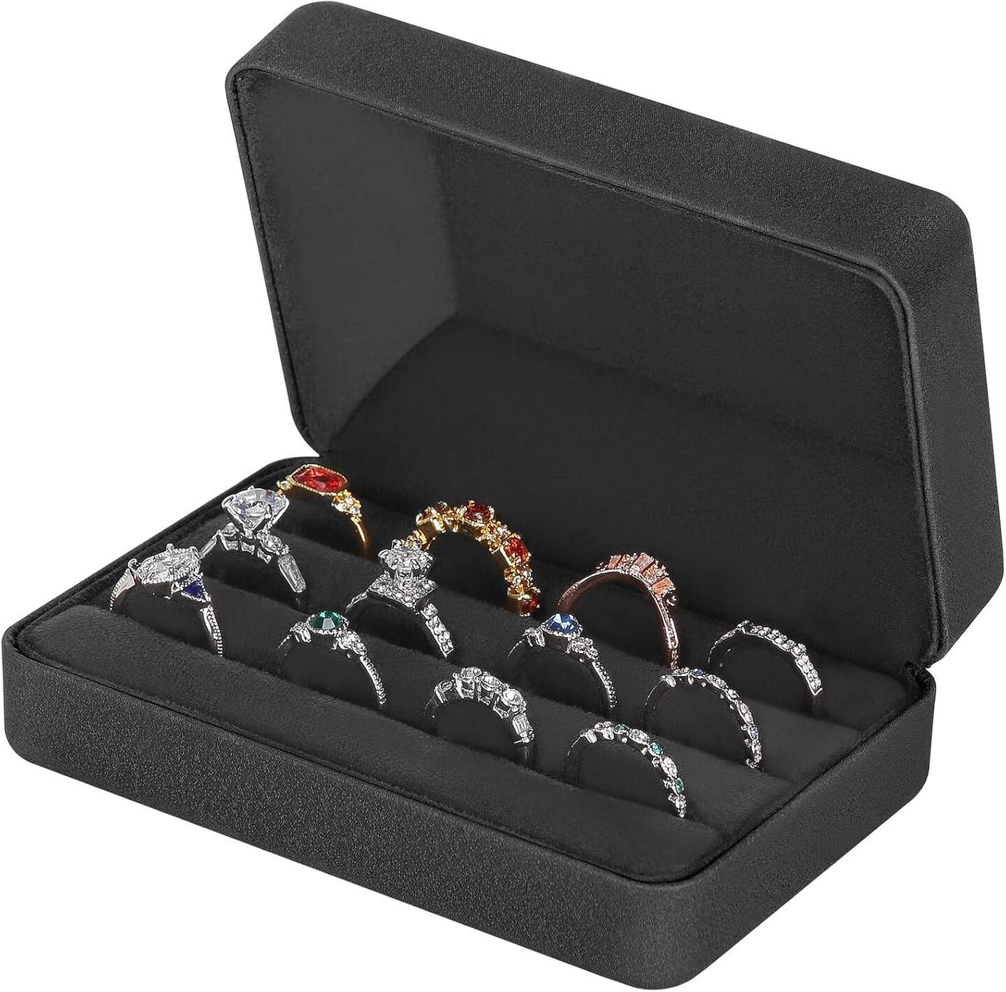 Ring Storage Box for Multiple Rings