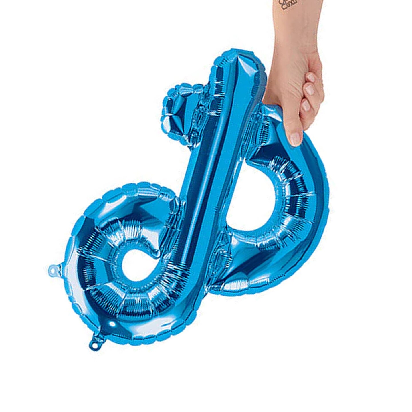 NorthStar Balloons&#xAE; 16 Inch Ampersand Blue Air Fill Only