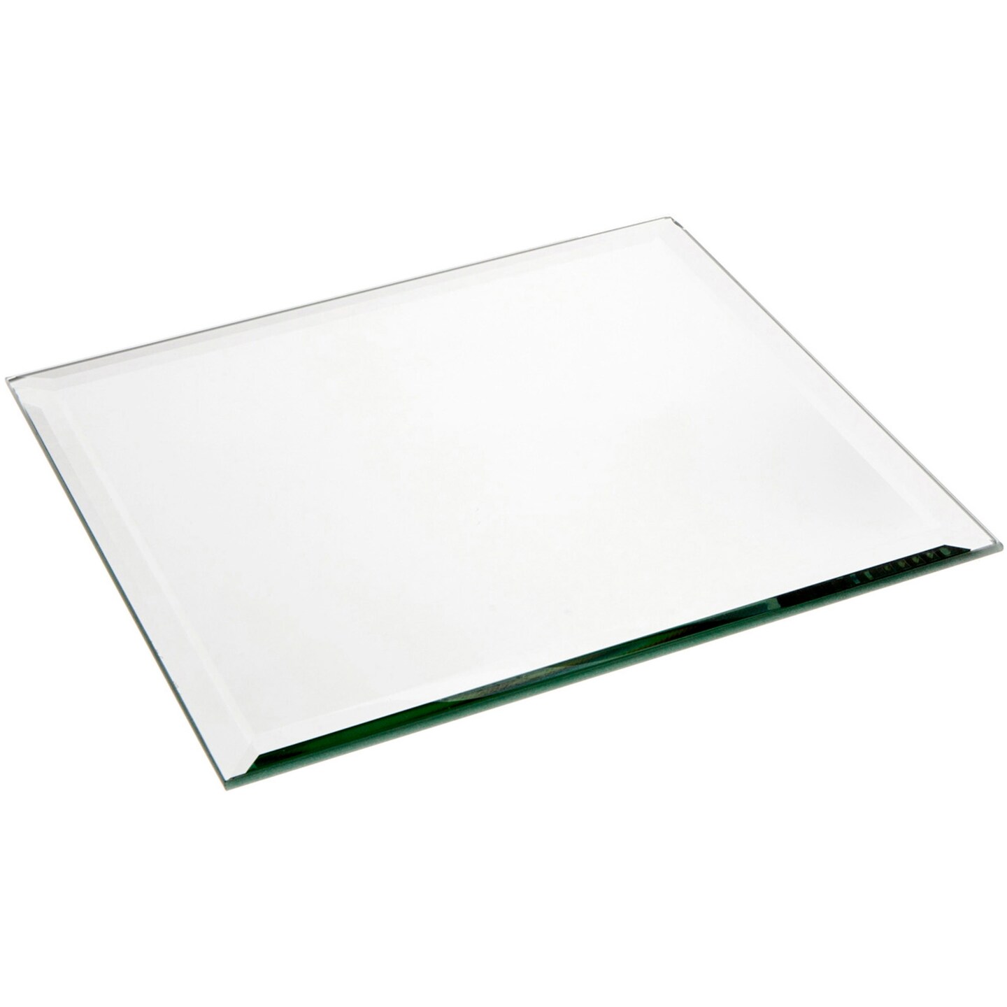 Plymor 18&#x22; Square, 5mm Thick Beveled Glass Mirror