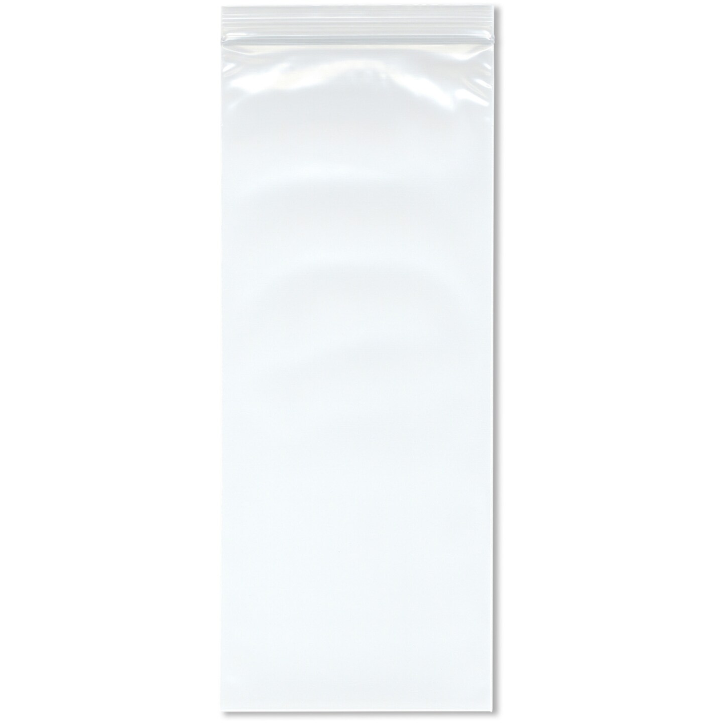 Plymor 5" x 12" (Pack of 100), 4 Mil Heavy Duty Zipper Reclosable Plastic Bags