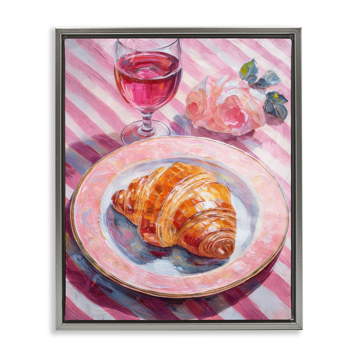 Stupell Industries Pastel Brunch Meal Floating Frame Design by Lil&#x27; Rue