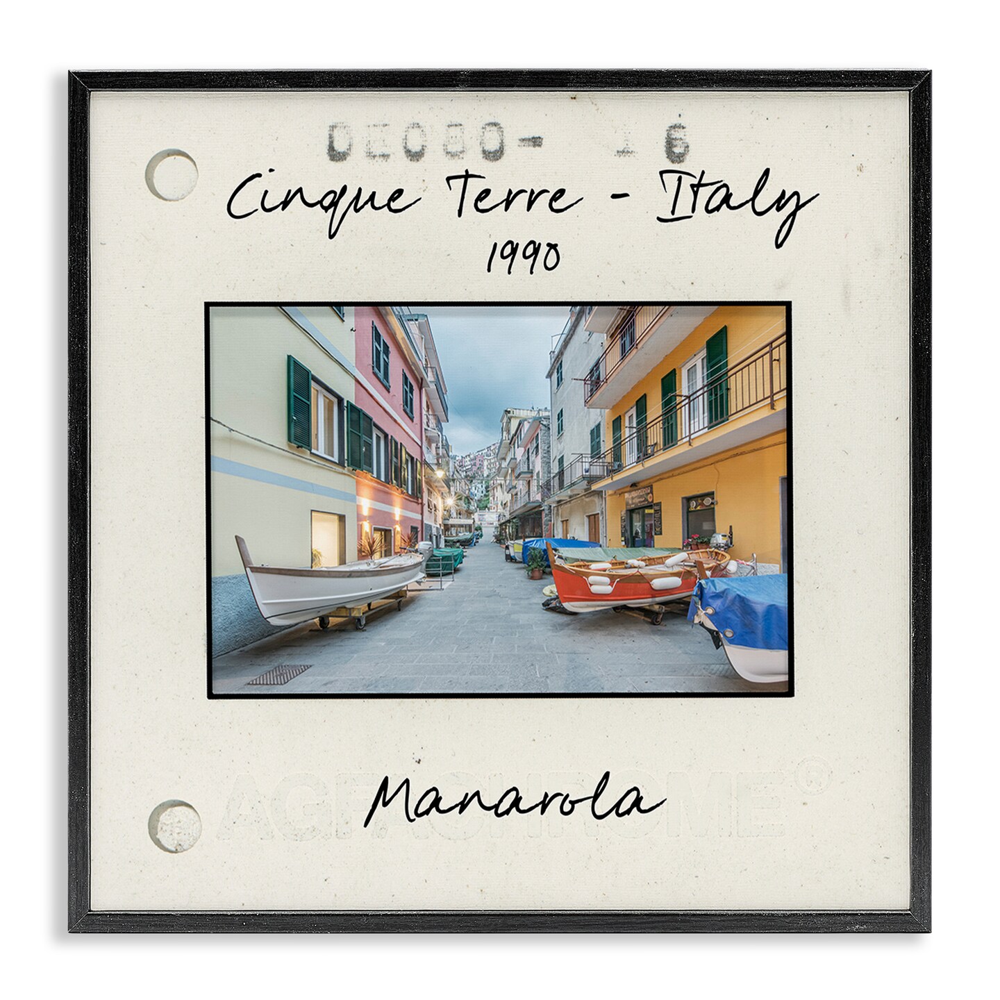 Stupell Industries Vintage Travel Italy View Framed Giclee Design by Danita Delimont