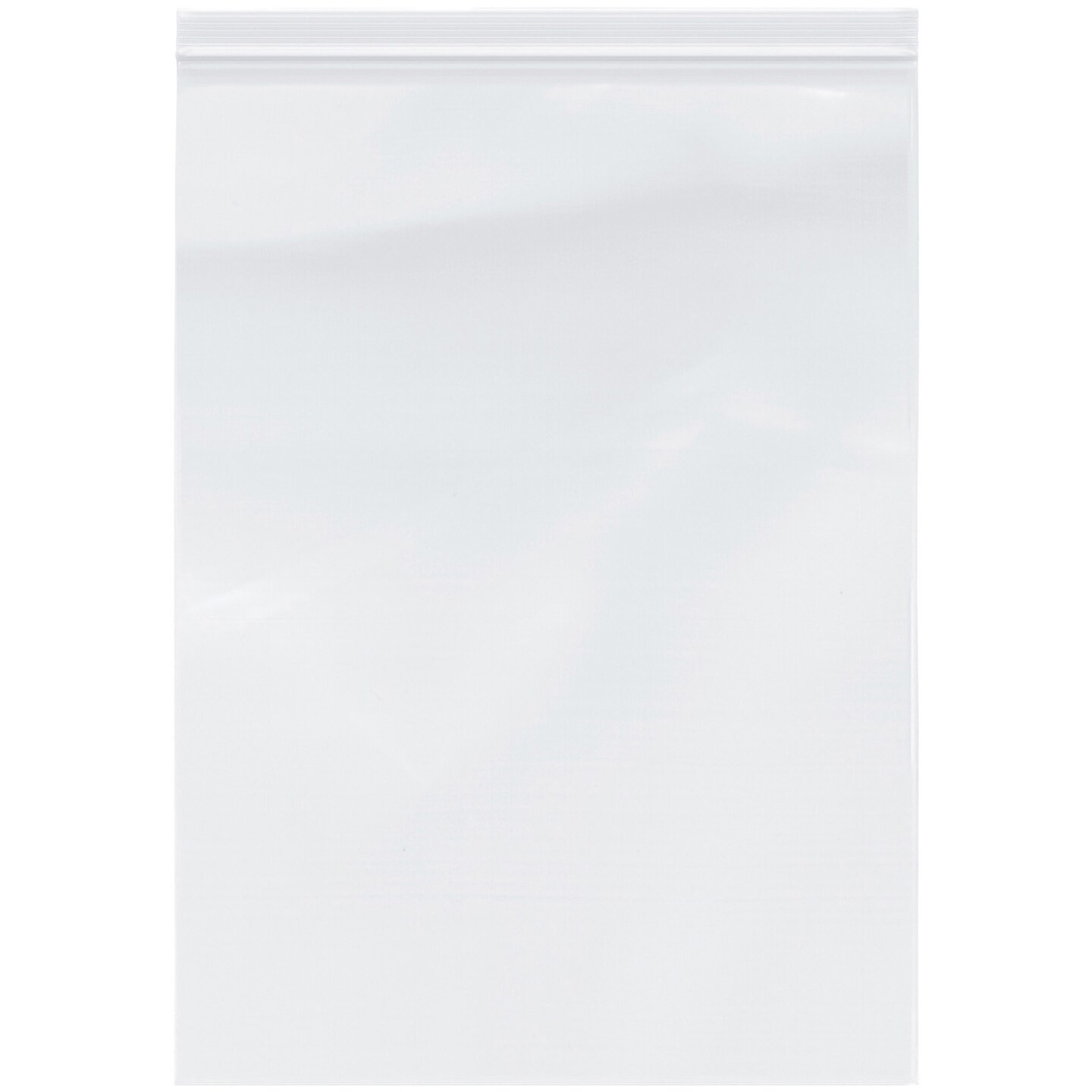 Plymor 13" x 18", 6 Mil Industrial Duty Zipper Reclosable Plastic Bags