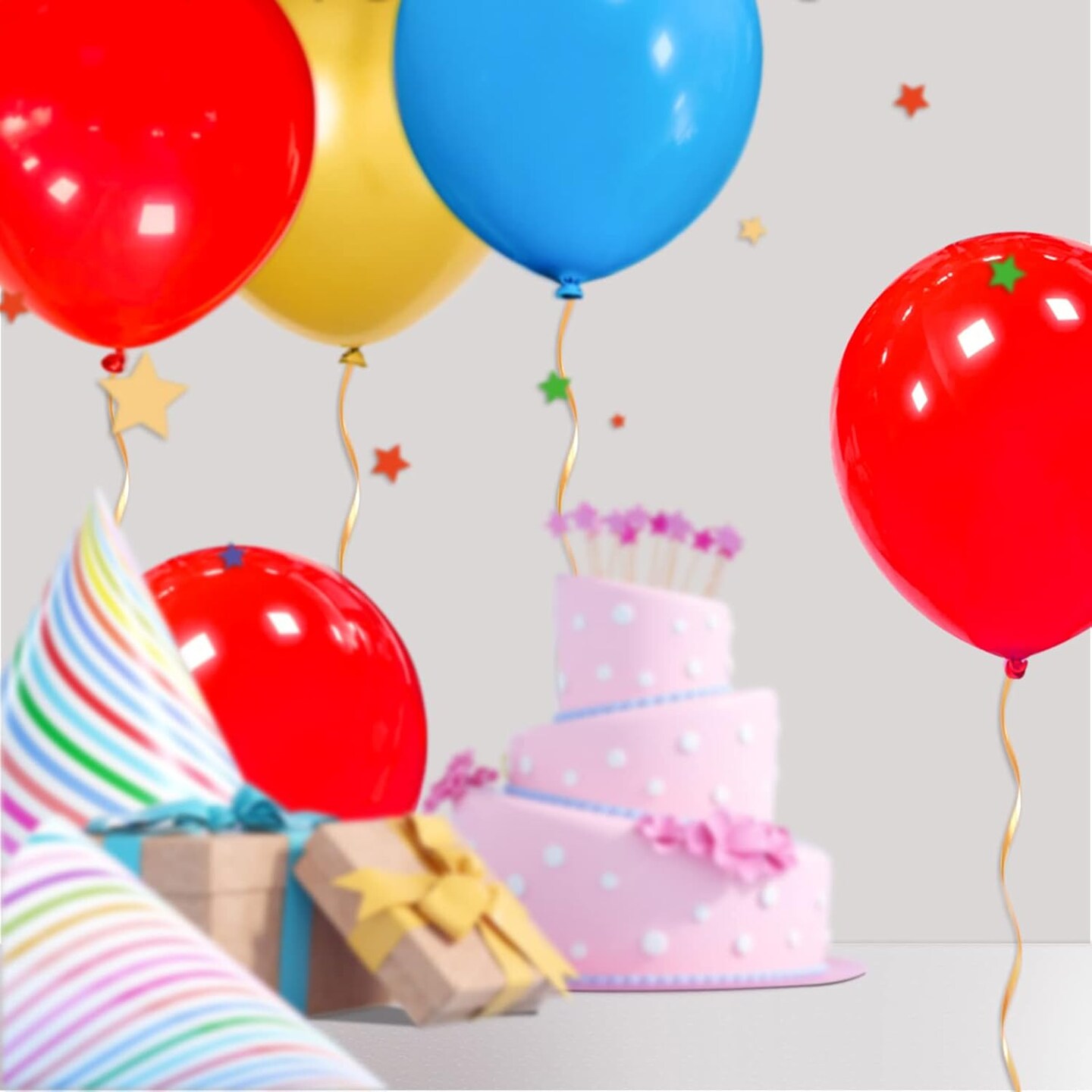 32Pcs Red Big Balloons 18 Inch, Round Large Latex Party Balloons for Birthday Wedding Decorations