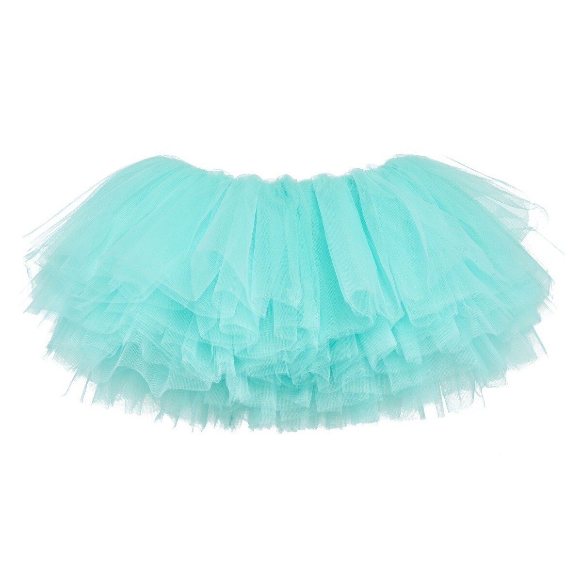 Big Girls Tutu 10-Layer Short Ballet Aqua
