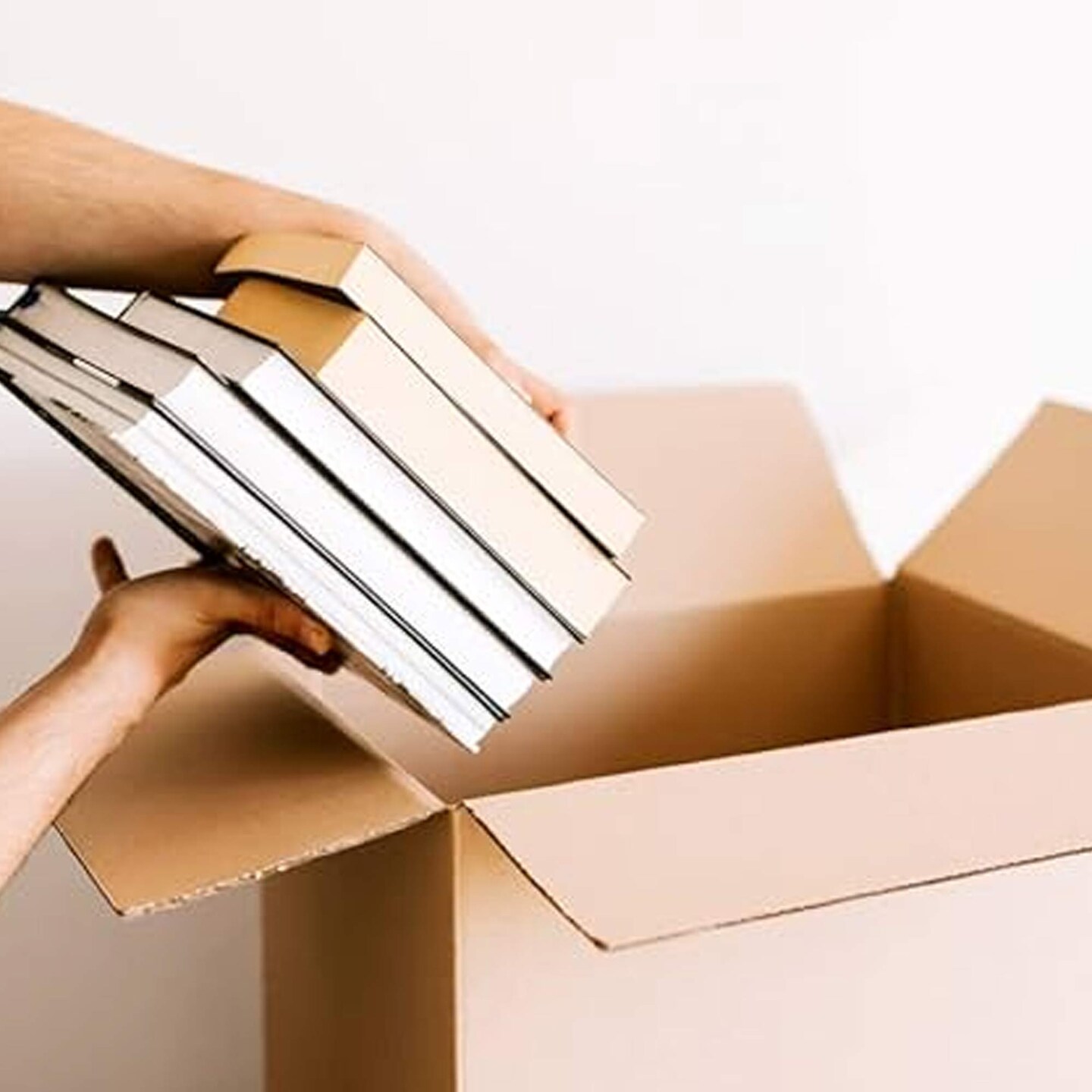 25 pcs Corrugated Shipping Boxes Durable Kraft Cardboard 6 x 6 x 6 Inch