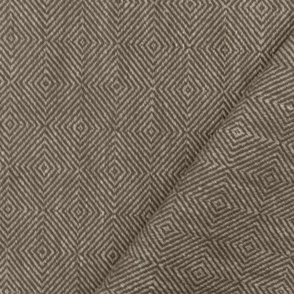 Taupe-Brown Diamond Twill Woven Home Decorating Fabric By the Yard
