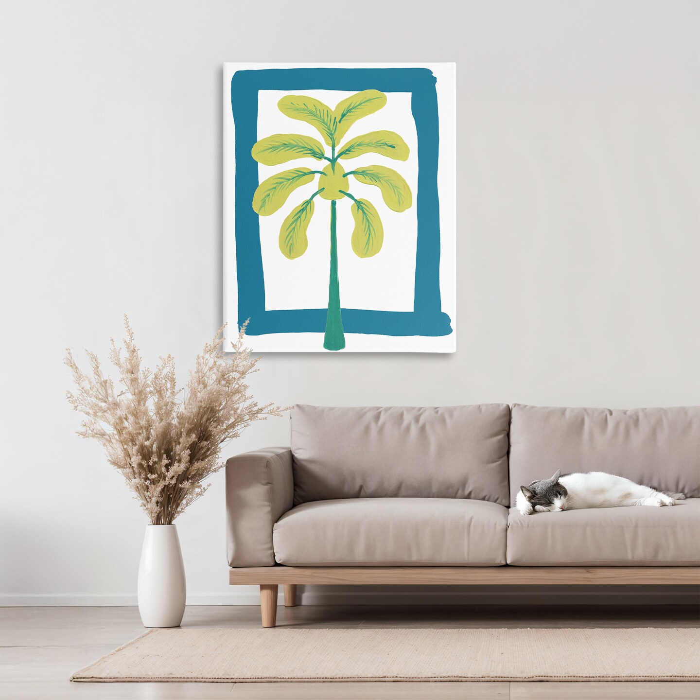 Stupell Industries New Oasis Palm Tree Canvas, design by Bronwyn Baker
