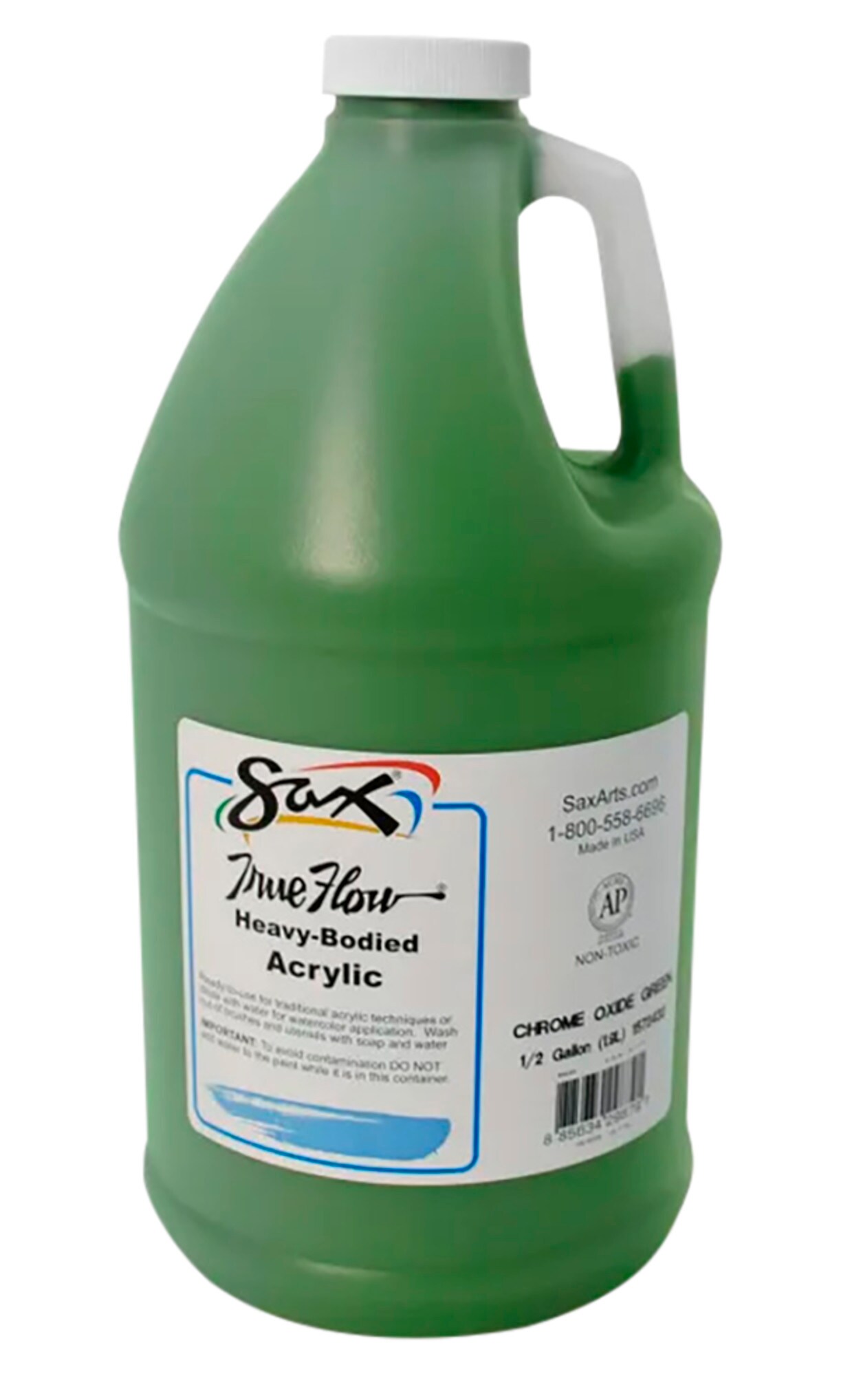 Sax Heavy Body Acrylic Paint, 1/2 Gallon, Chrome Oxide Green