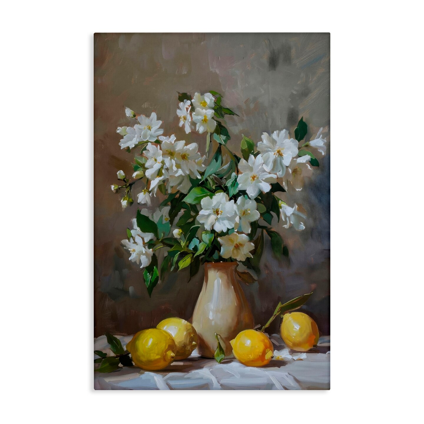 Stupell Industries Floral Lemons Still Life Canvas, design by LSR Design Studio