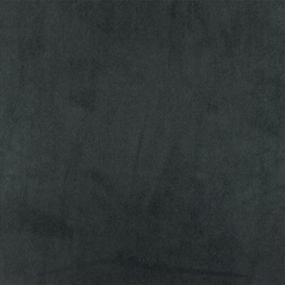 Dark Gray Solid Faux Suede Polyester Brushed Woven Fabric By the Yard