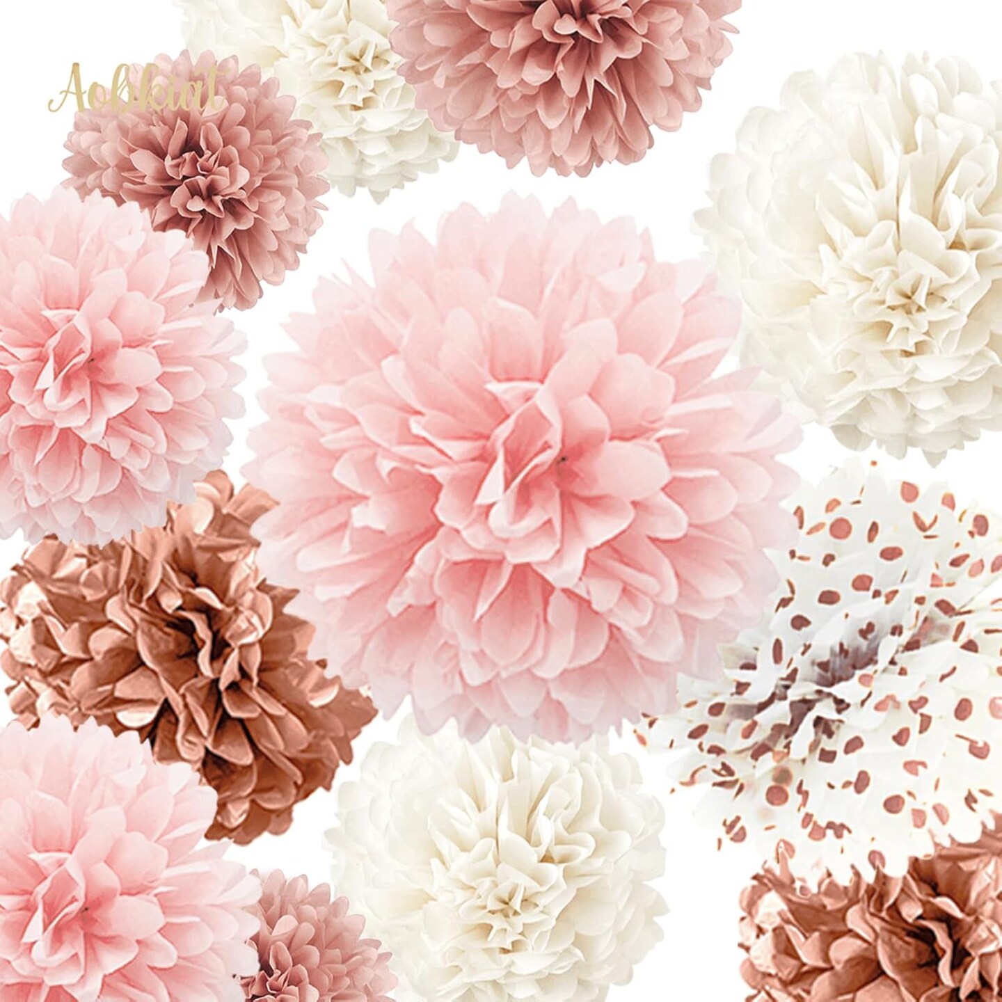 Wedding Decorations Tissue Paper(Pink White)12.71 x 6.26 x 1.1 inches