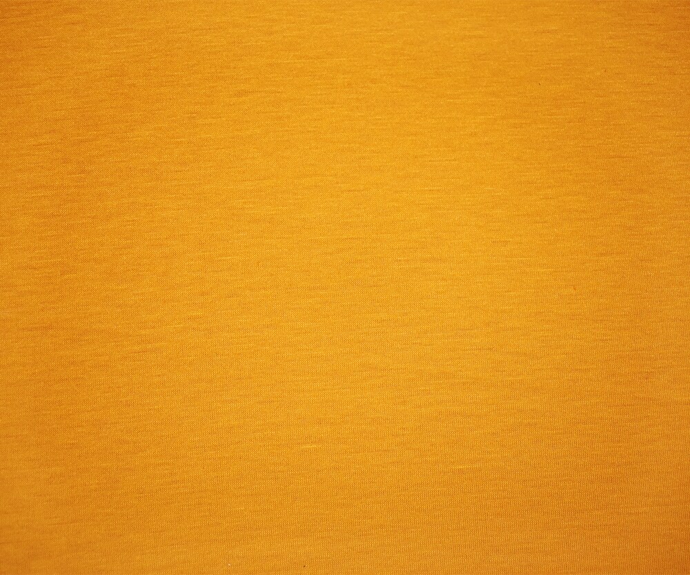 Mustard Yellow Poly Stretch Spandex Slub Jersey Knit Fabric By the Yard