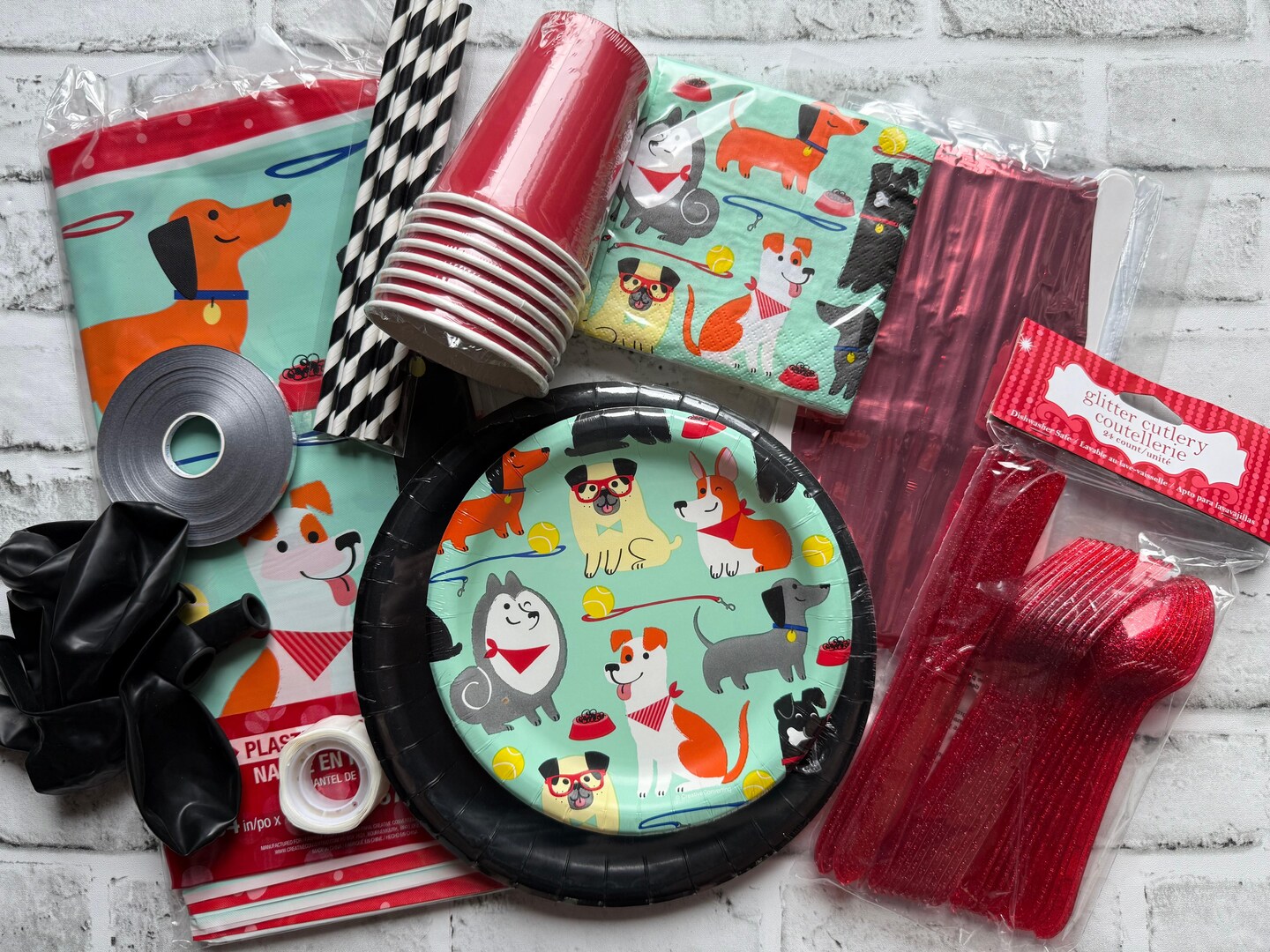 Party Box Kit - Puppy Dog Celebration Kit - All-in-One Party
