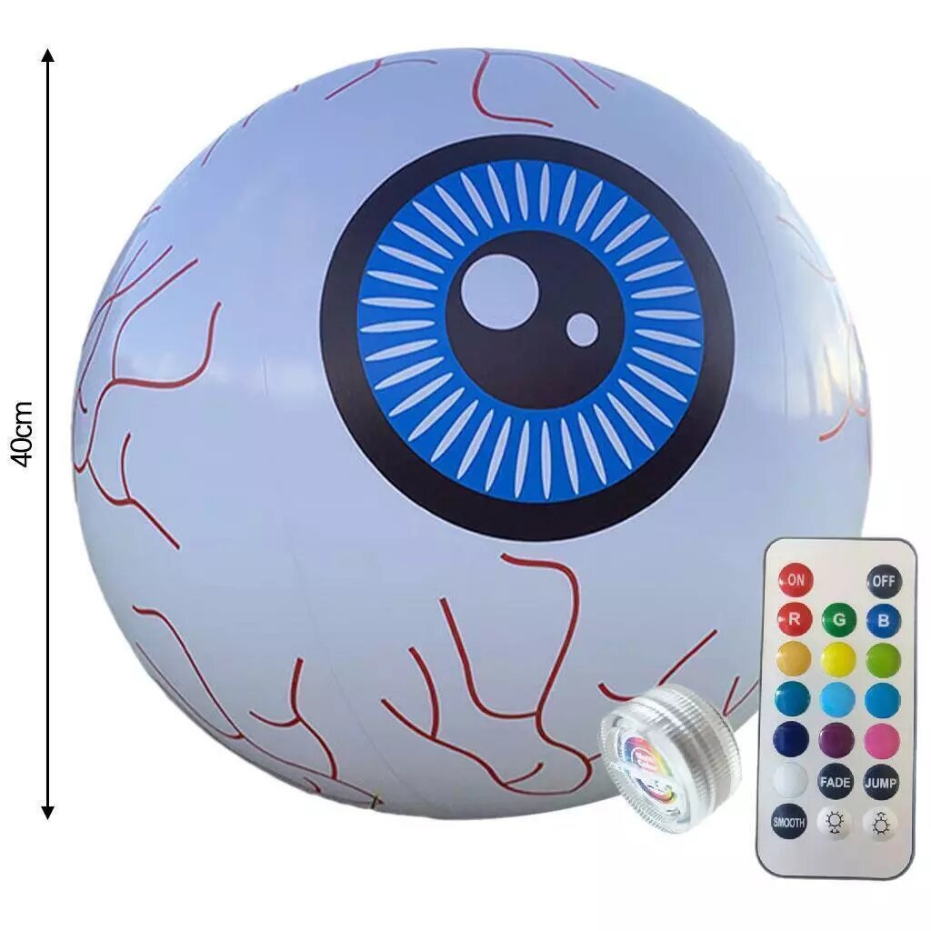 Kitcheniva Color Changing Simulation Eyeball Inflatable Ball Halloween