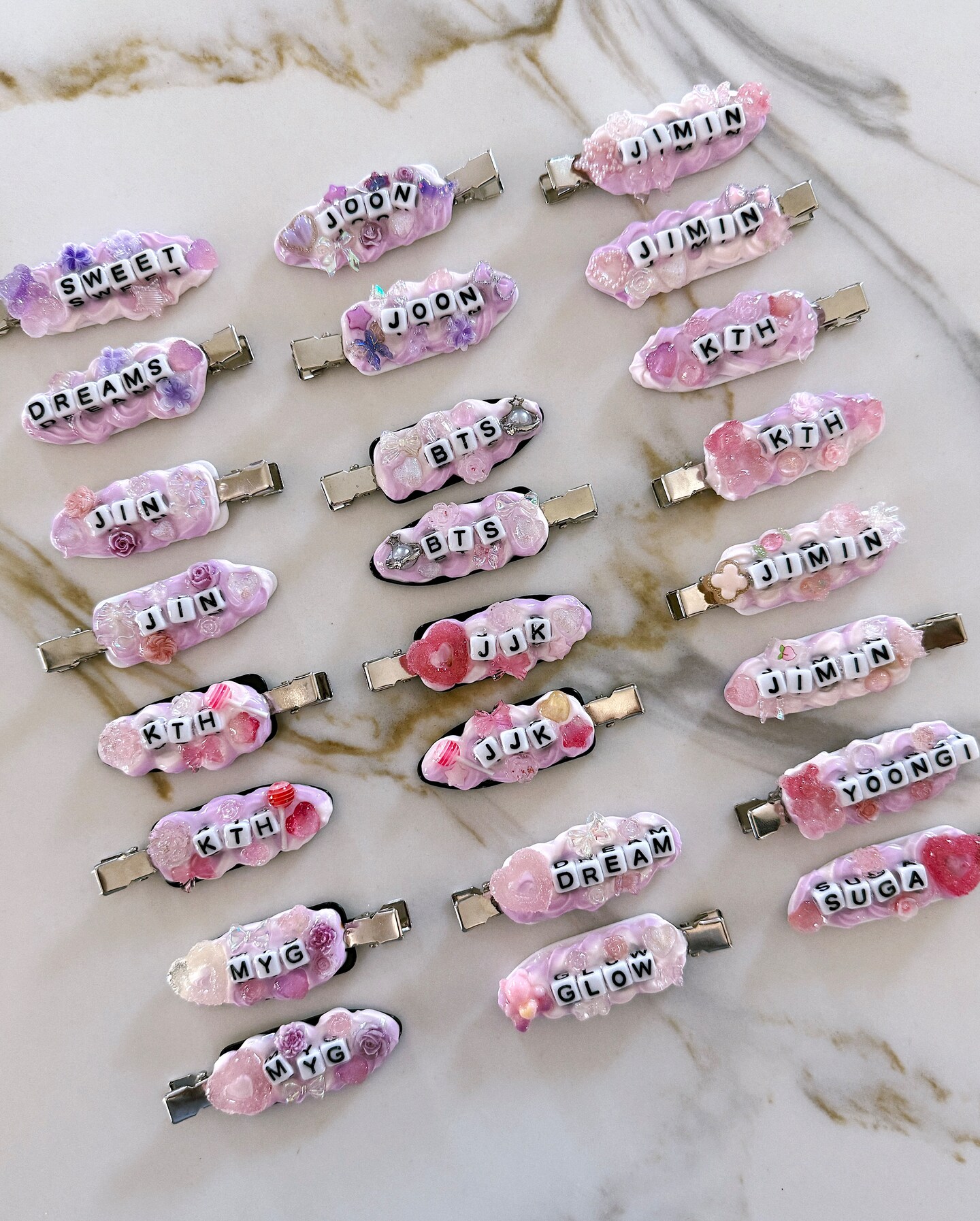 BTS Bangtan Inspired Decoden No Crease Hair Clips | MakerPlace by