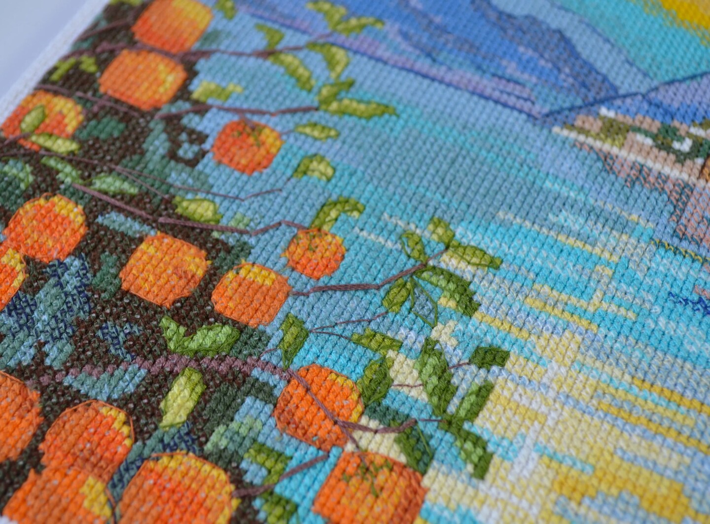 Cross-stitch kit - The sun of Sicily