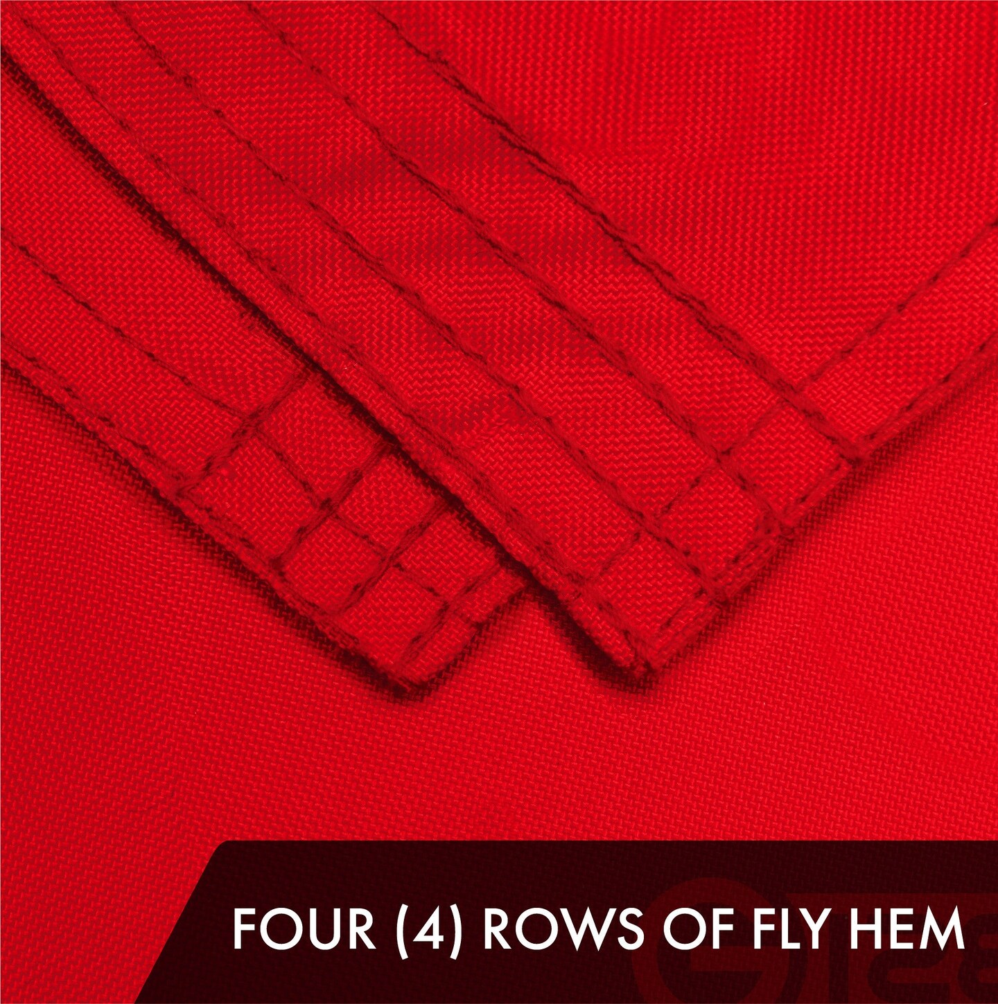 G128 2 Pack: Pirate Jolly Roger Swords Red Flag | 20x30 In | ToughWeave Series Embroidered 300D Polyester | Novelty Flag, Embroidered Design, Indoor/Outdoor, Brass Grommets