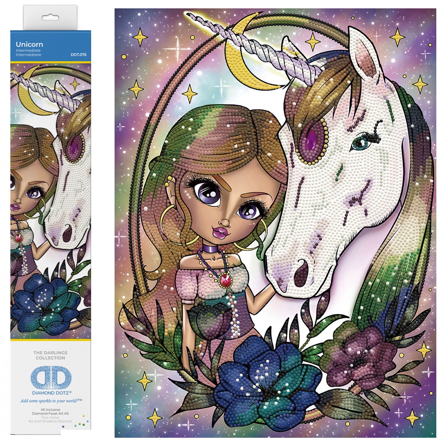 Diamond Dotz Unicorn Women Diamond Painting Kits for Adults - Diamond Art Kits a Relaxing Creative Craft Kit with Dotz Gems 15.8x11.8