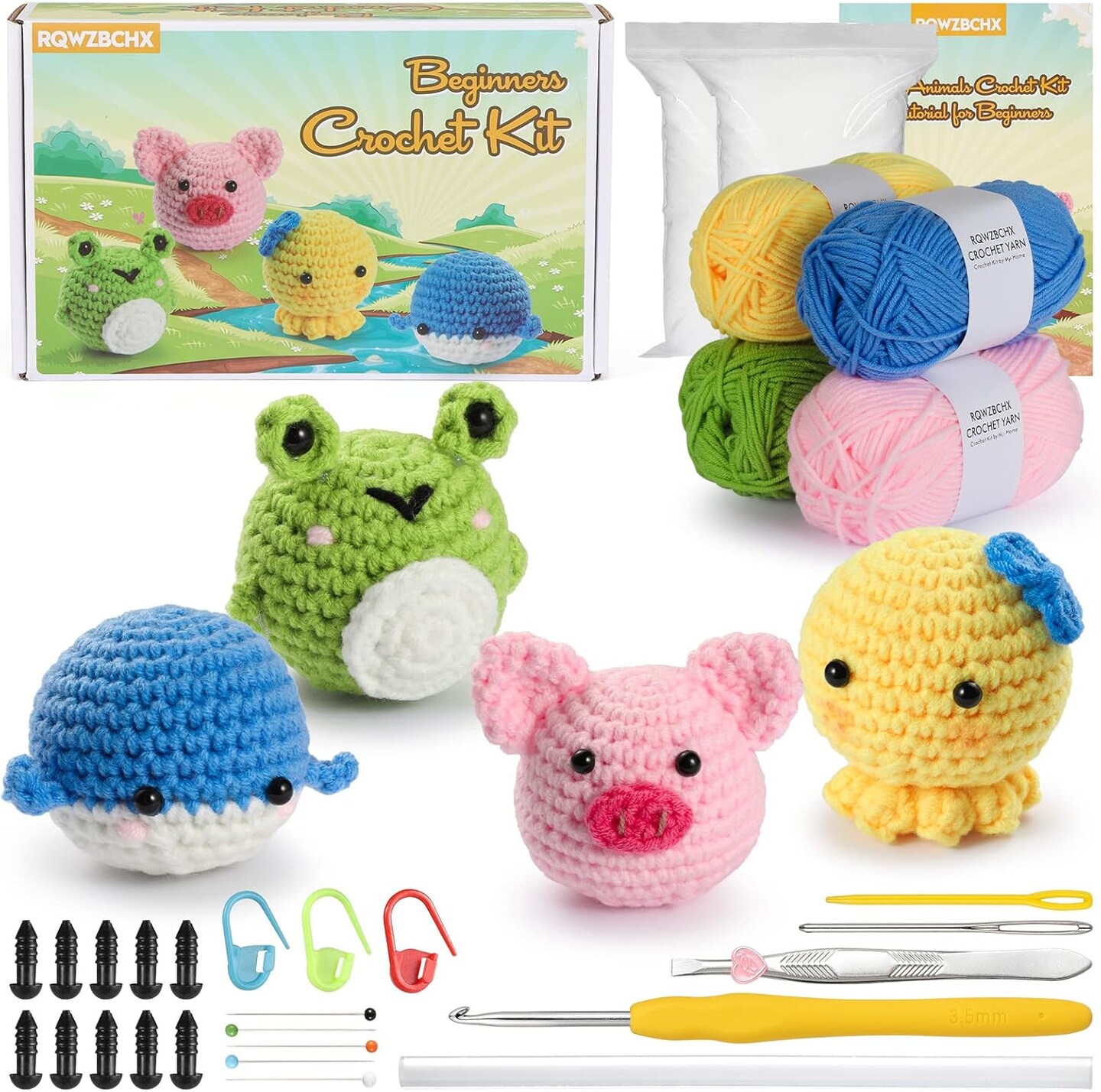 Animals Beginners Crochet Kits Michaels