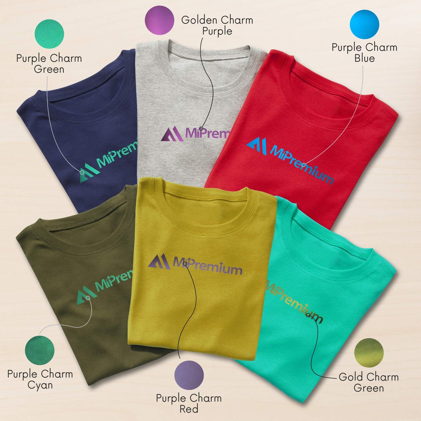 Chameleon Heat Transfer Vinyl Iron On HTV Compatible with Cricut Air,12 x 12&#x22; Inch (6 x Sheets)