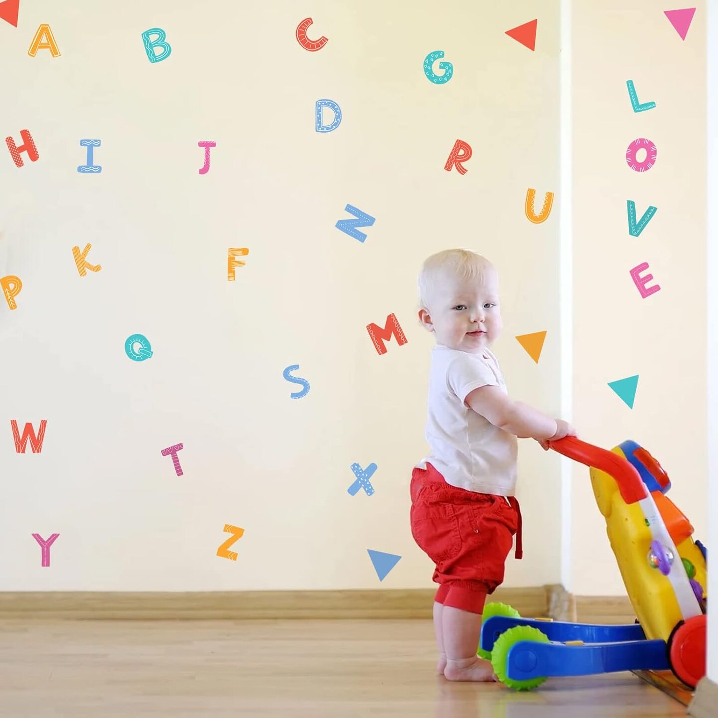 Alphabet Letters Kids Wall Stickers ABC Decals