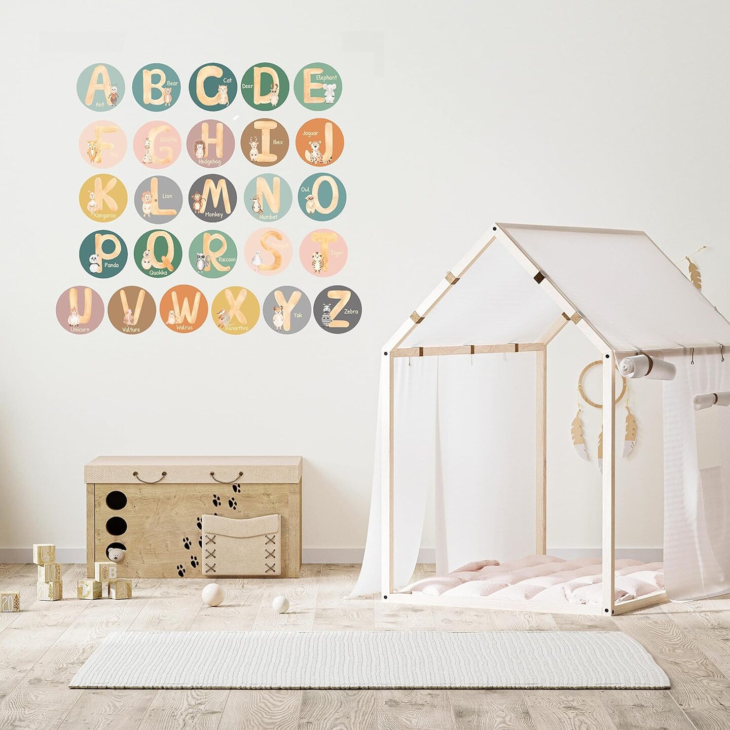 Alphabet Wall Decals for Classroom