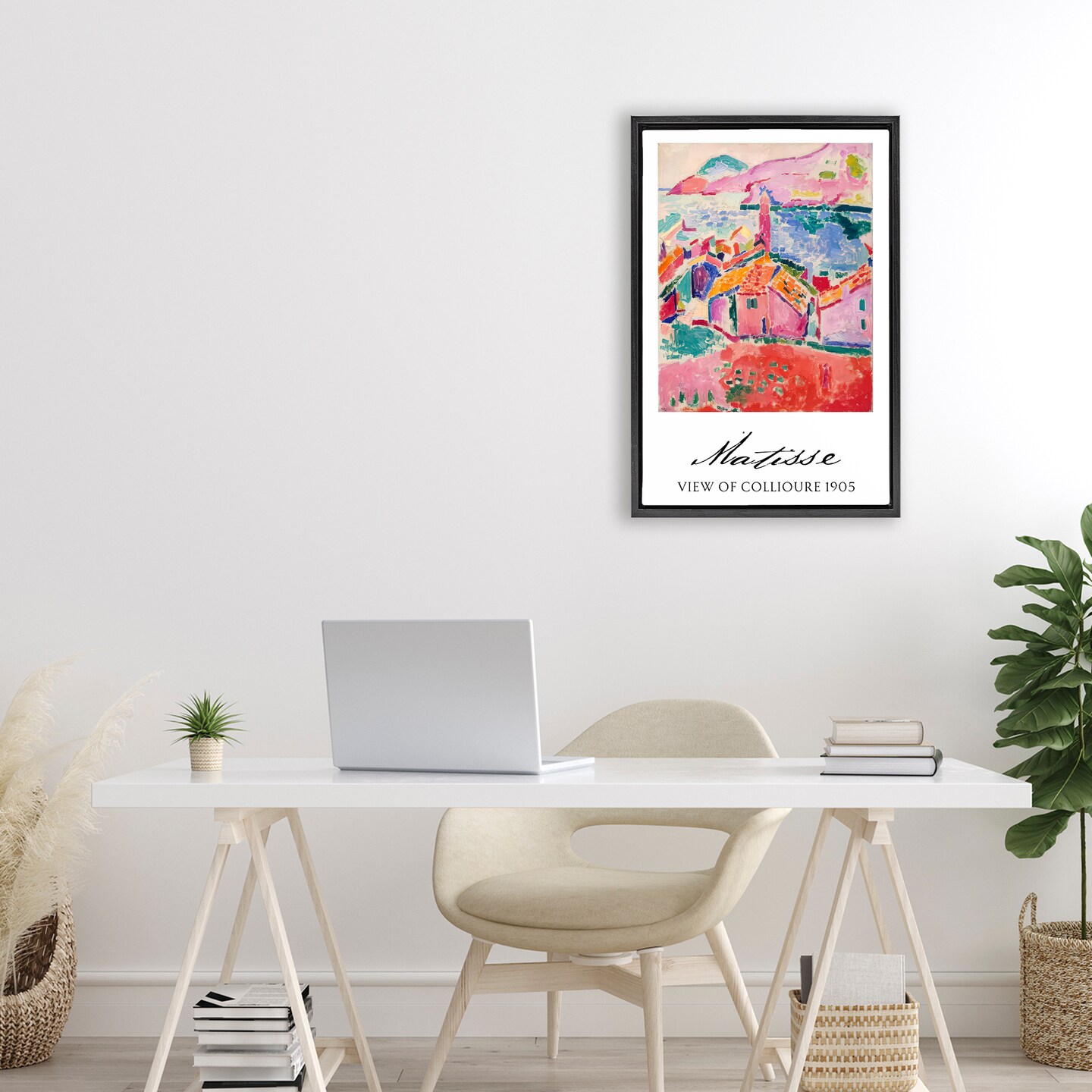 Stupell Industries View Of Collioure Floating Frame, design by Vintage Hustle