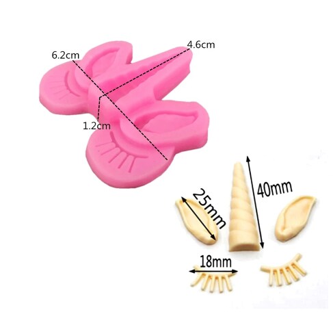 Unicorn mold, Unicorn head Mold