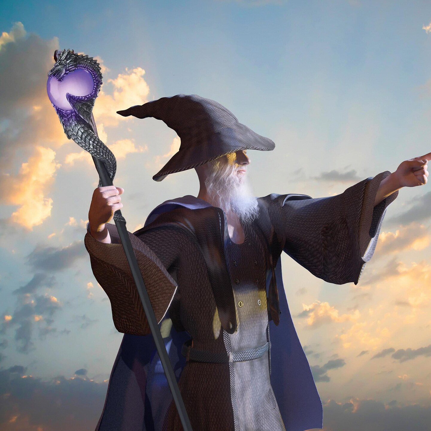 Wizard Staff Costume Accessory