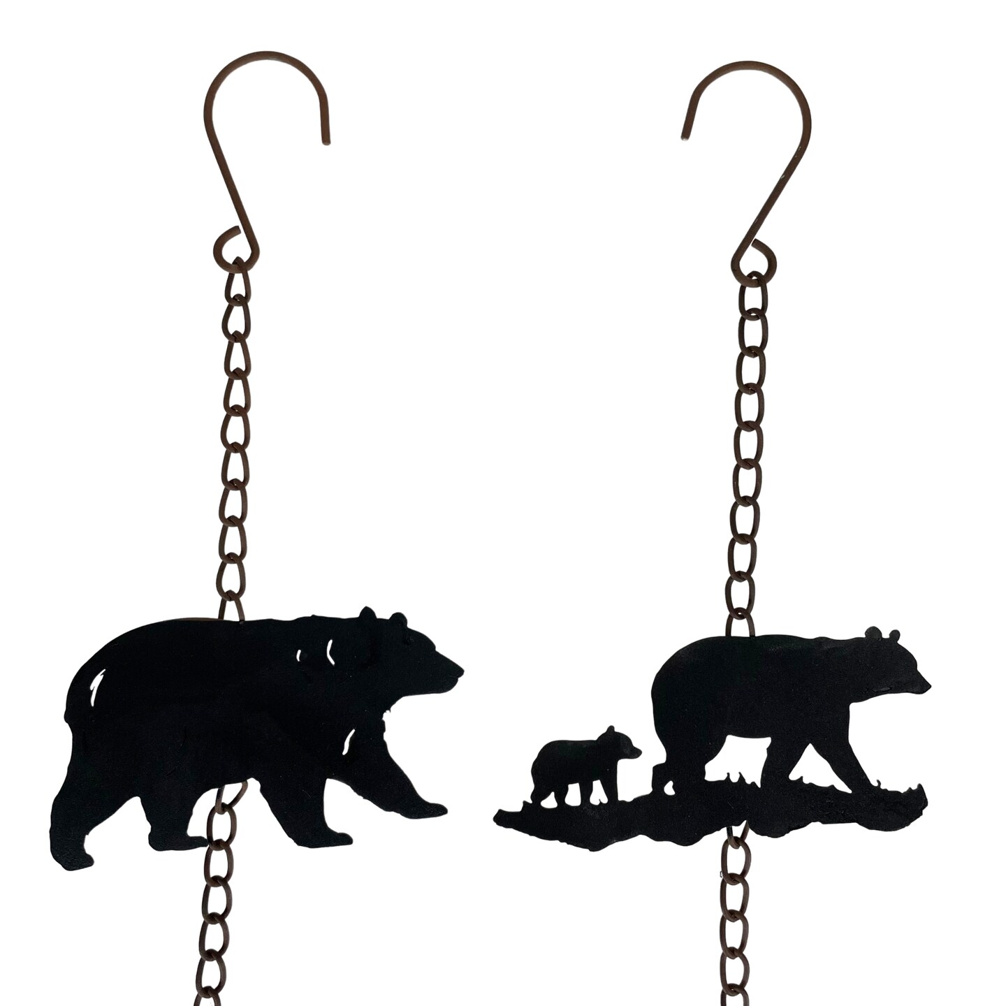 Metal Rain Chain - Cute Animal Designs - Weighted Bell