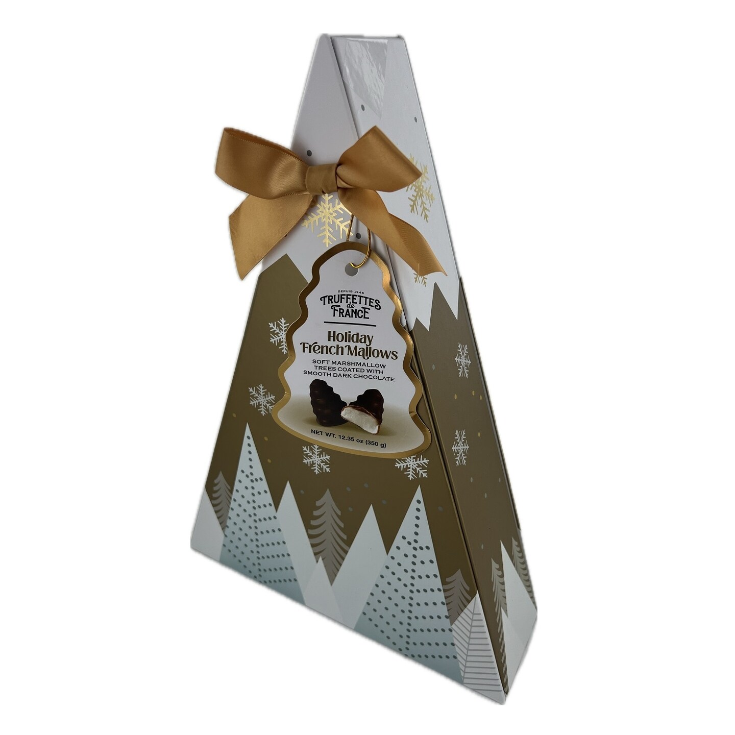 Truffettes De France Holiday French Mallows Marshmallow Trees (12.35 Ounce)