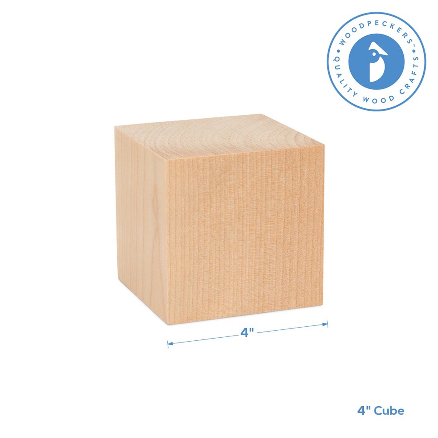 Wood Craft Cubes, Multiple Sizes, Small Blocks, Crafts &#x26; D&#xE9;cor | Woodpeckers