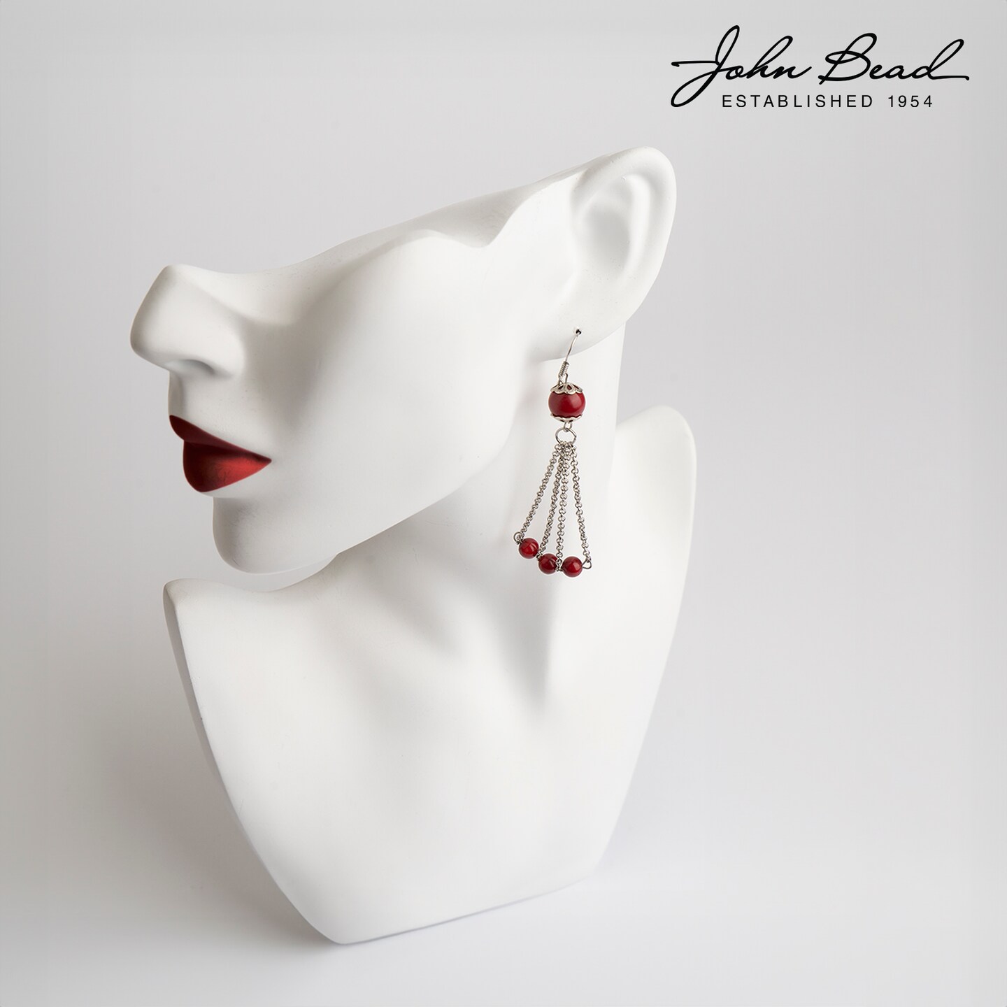 John Bead Stainless Steel Silver Head Pins