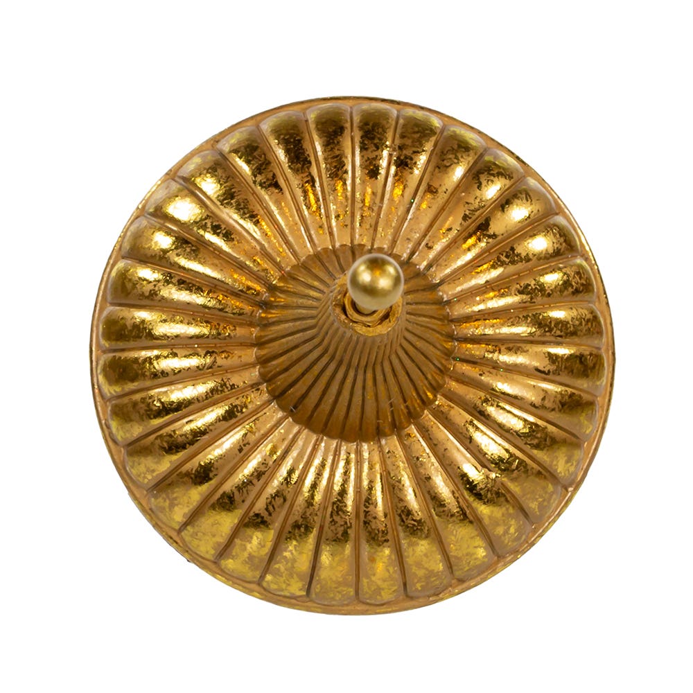 Kurt Adler 7-Inch Resin Gold Finial Holder