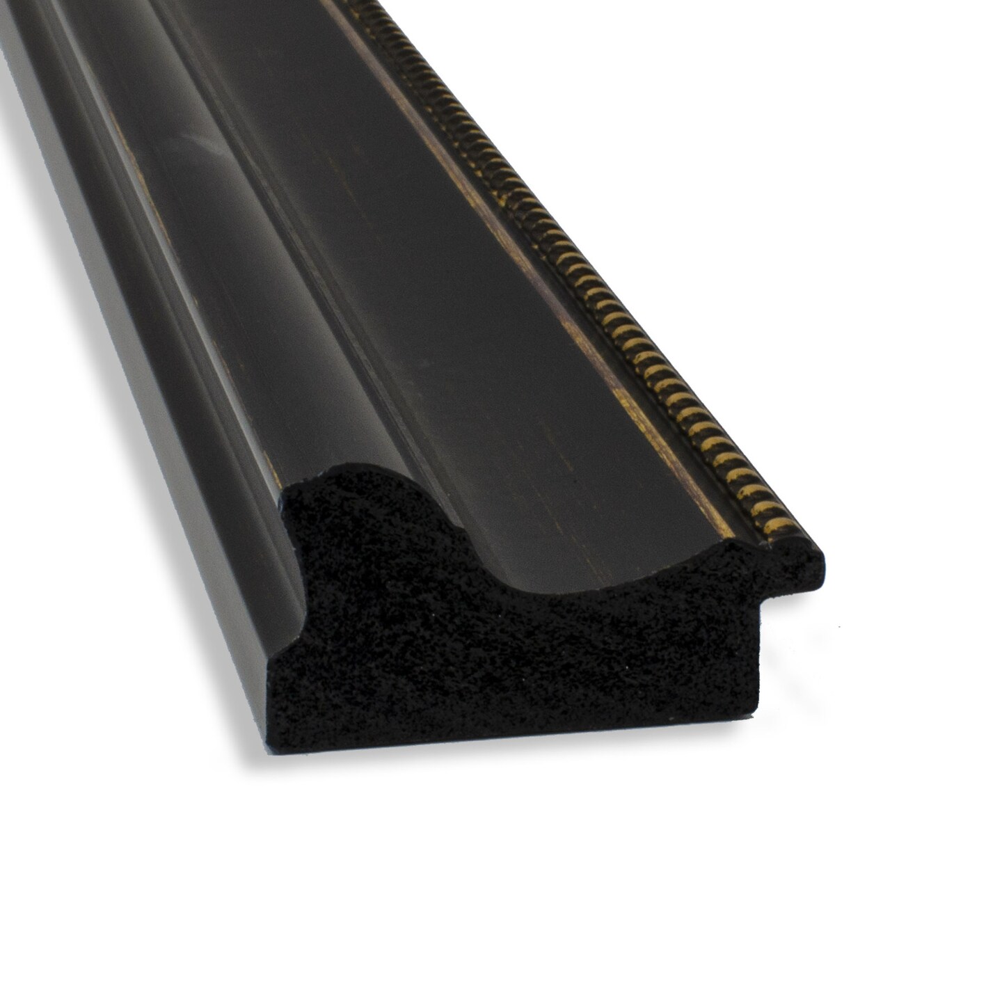 Amanti Art Mirror Makeover Bathroom Mirror Frame Border Kit - Fully Assembled Peel and Stick Frame - Mirror NOT Included - Accent Bronze Narrow Trim