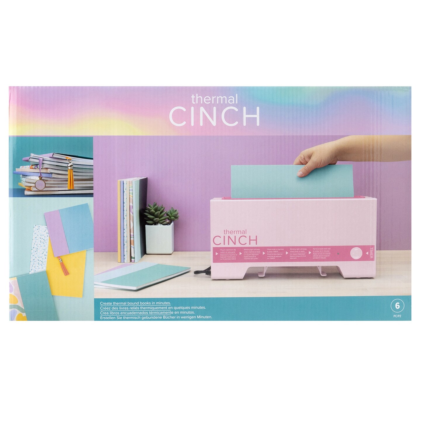 We R Thermal Cinch Binding Machine US Plug-Pink