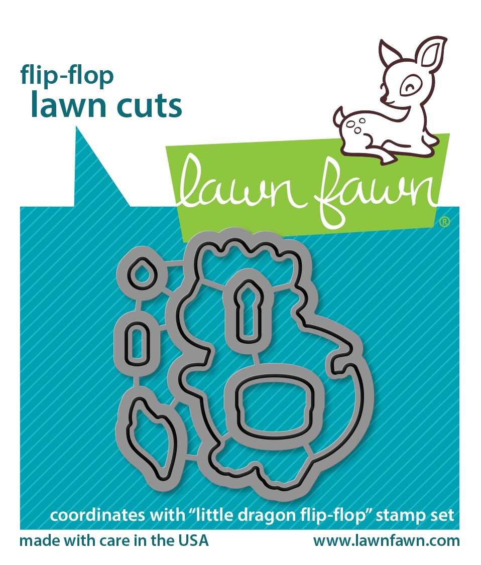 Lawn Cuts Custom Craft Die-Little Dragon Flip-Flop