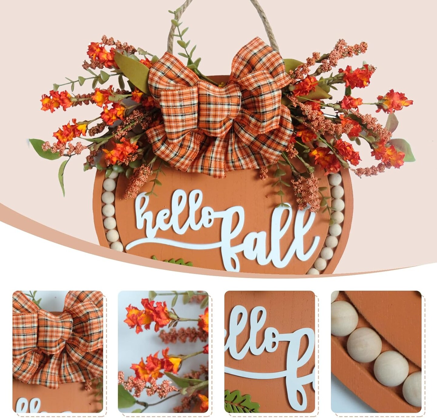 18 Inch Welcome Fall Wreath