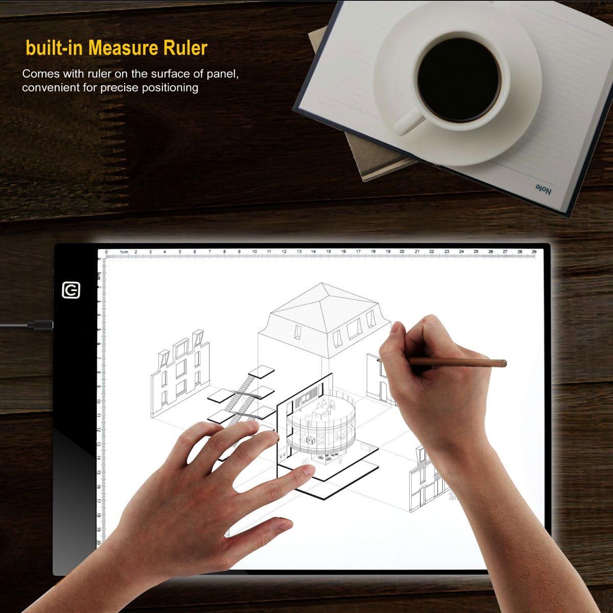 A4 Ultra-Thin LED Light Box Tracer USB Power Cable Dimmable Brightness LED Artcraft Tracing Light Box Light Pad