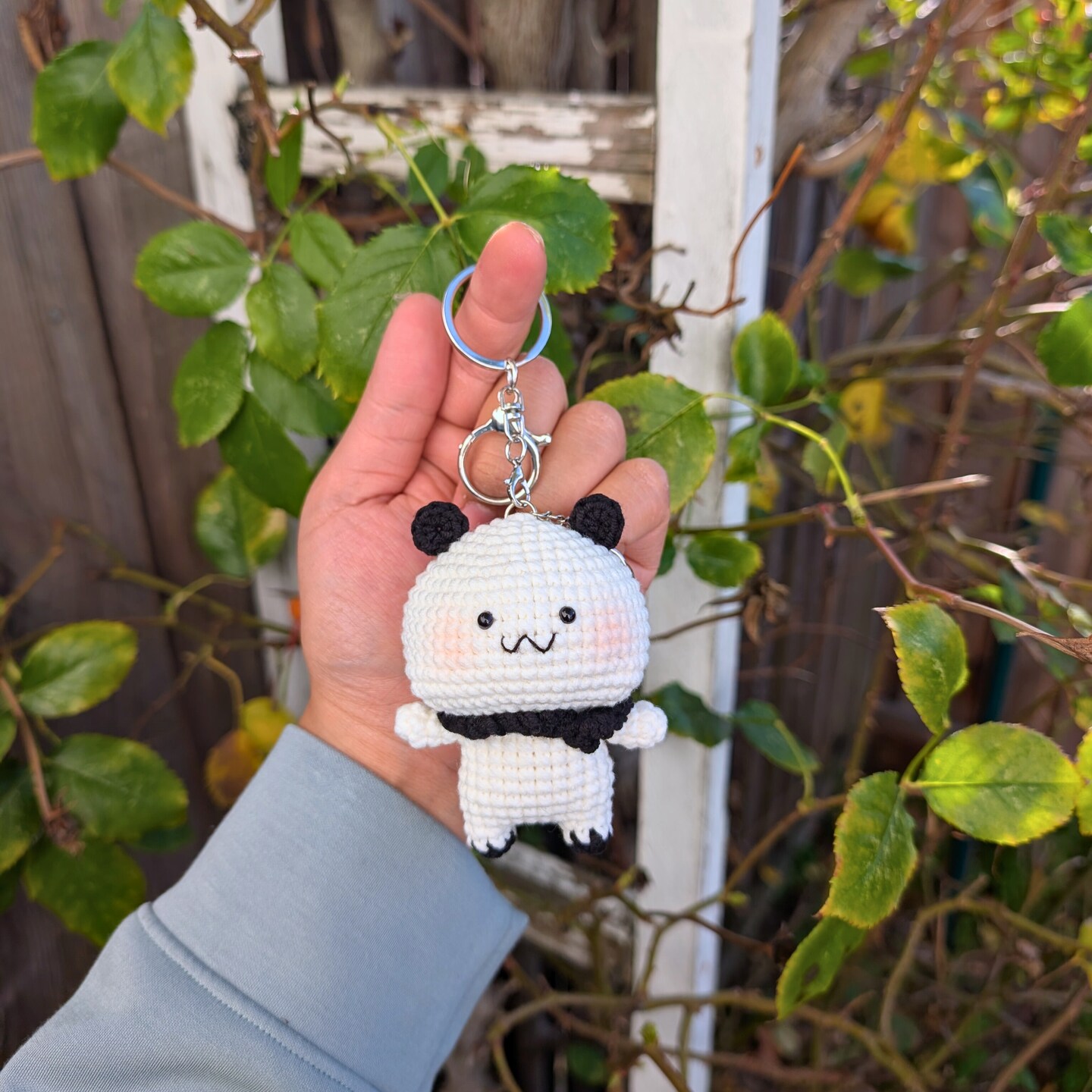 トゥイーティー アクセサリーホルダー RAKUDO Bubu and Dudu Bears Handmade Crochet Keychain | Cute Couple Bear