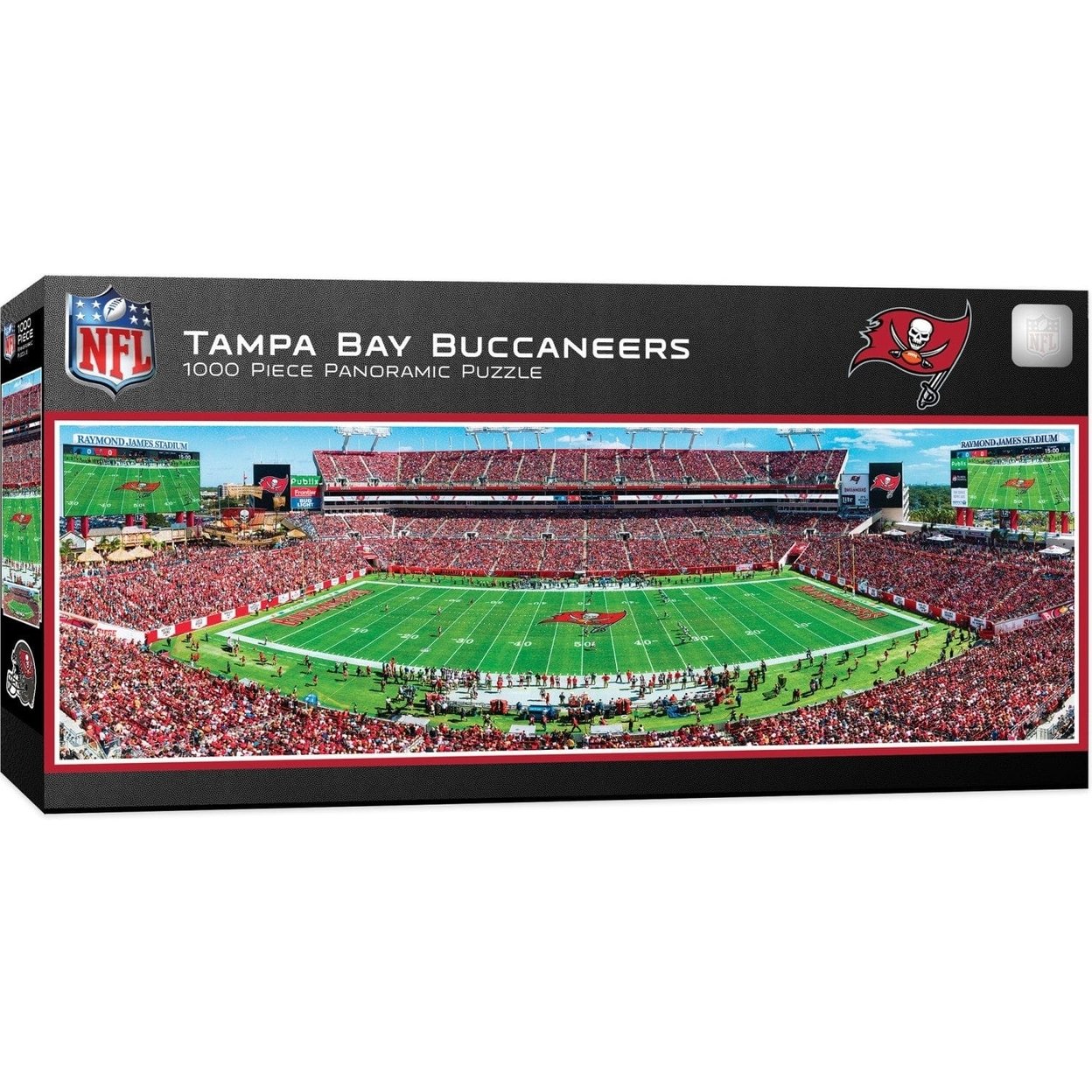Tampa Bay Buccaneers 1000 Piece Panoramic Jigsaw Puzzle 13X39 Eco-Friendly Design