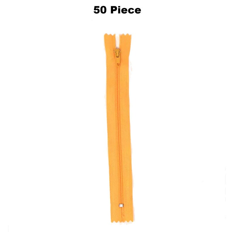 Nylon Zippers 7 Inches Coil #3 Closed Bottom