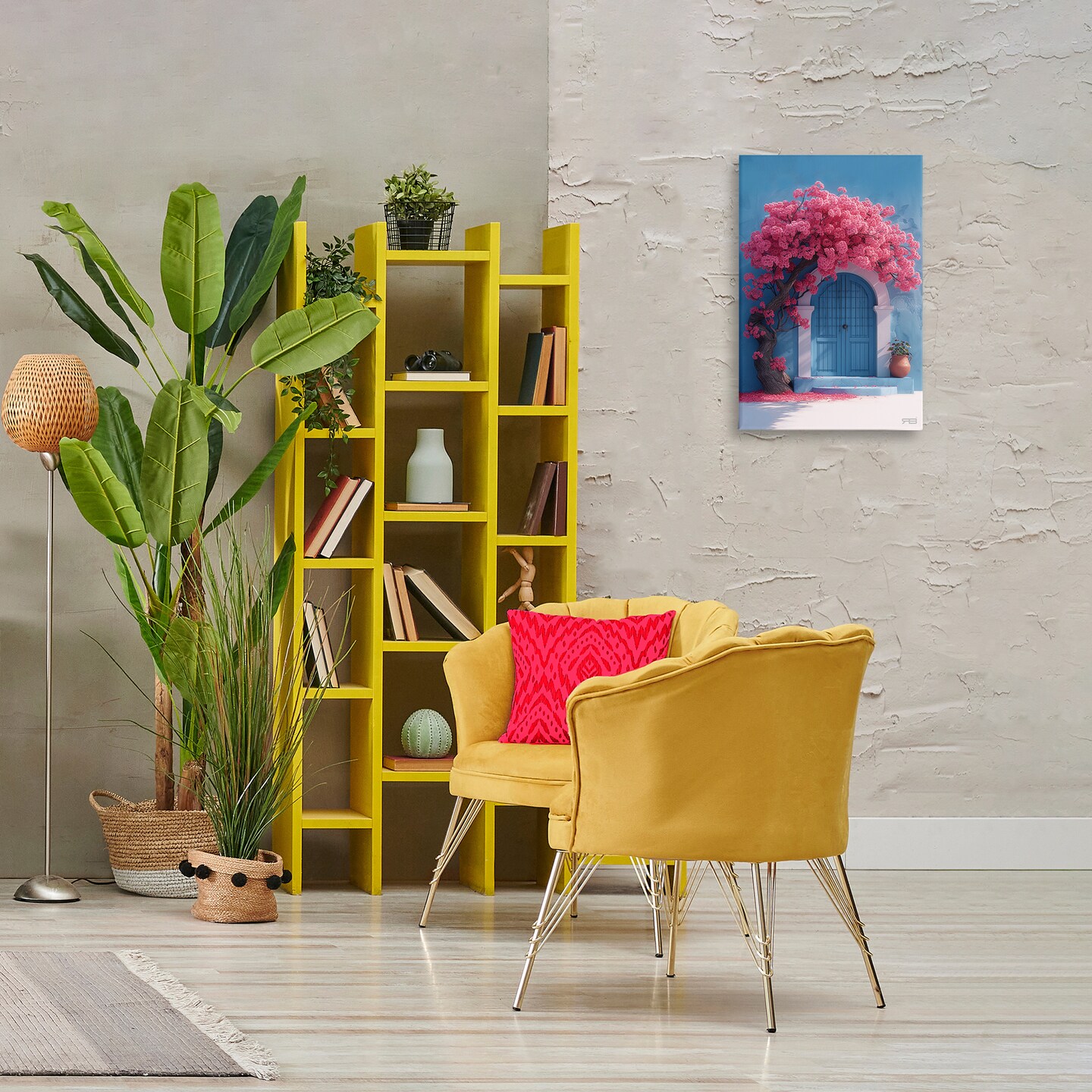 Stupell Industries Tree Circling Doorway Canvas Wall Art Design by RB