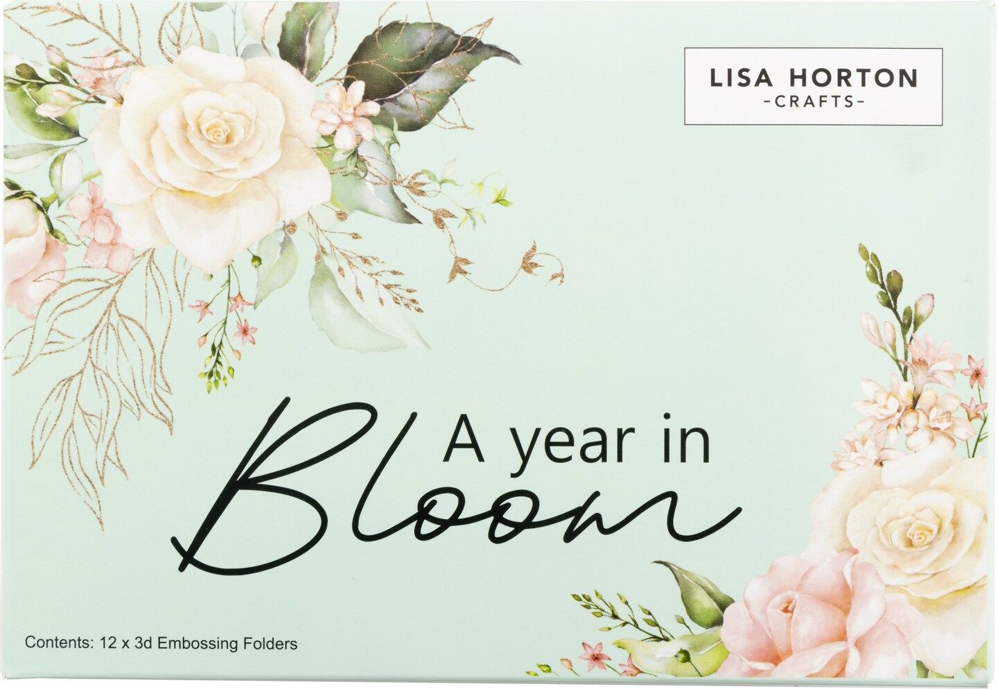 Lisa Horton Crafts Limited Edition Embossing Folders -A Year In Bloom - 2025