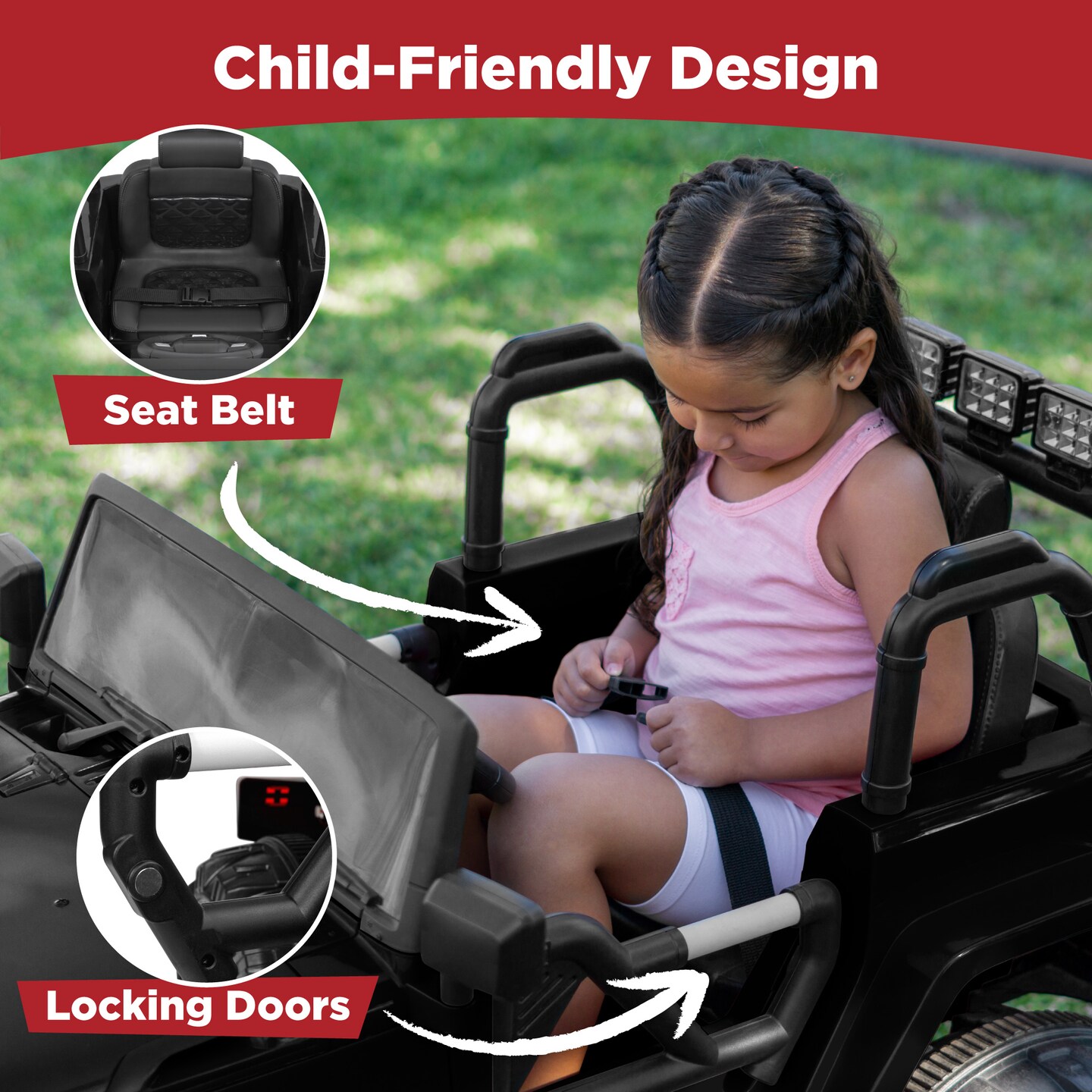 Best Choice Products 12V Kids Ride On Truck Car w/ Remote Control, Spring Suspension, Bluetooth, LED Lights