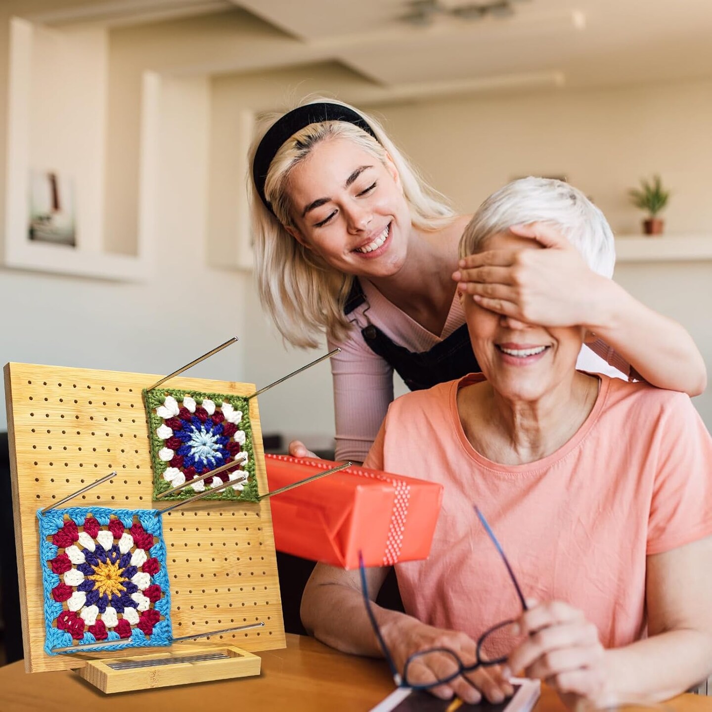 Crochet Blocking Board with 20 Pins