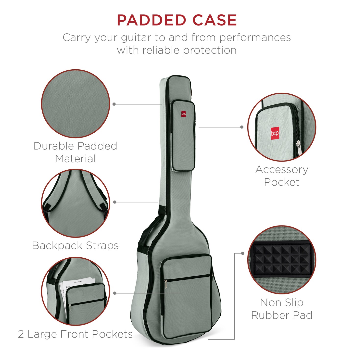 Best Choice Products 22-Fret Full Size Acoustic Electric Bass Guitar w/ 4-Band Equalizer, Truss Rod