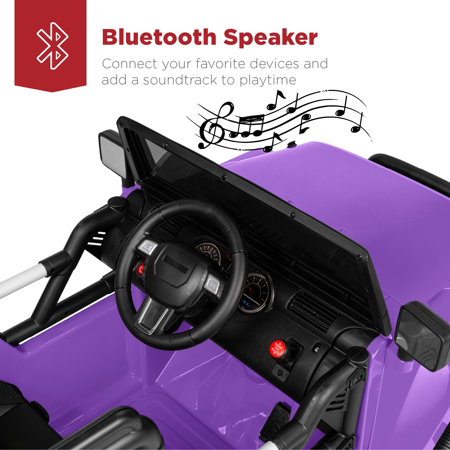 Best Choice Products 12V Kids Ride On Truck Car w/ Remote Control, Spring Suspension, Bluetooth, LED Lights