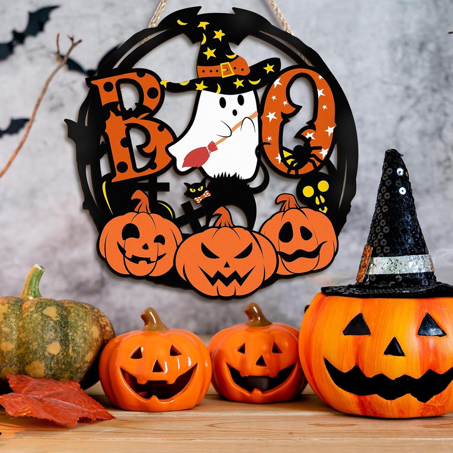 Halloween Decor Front Door Outdoor Decorations